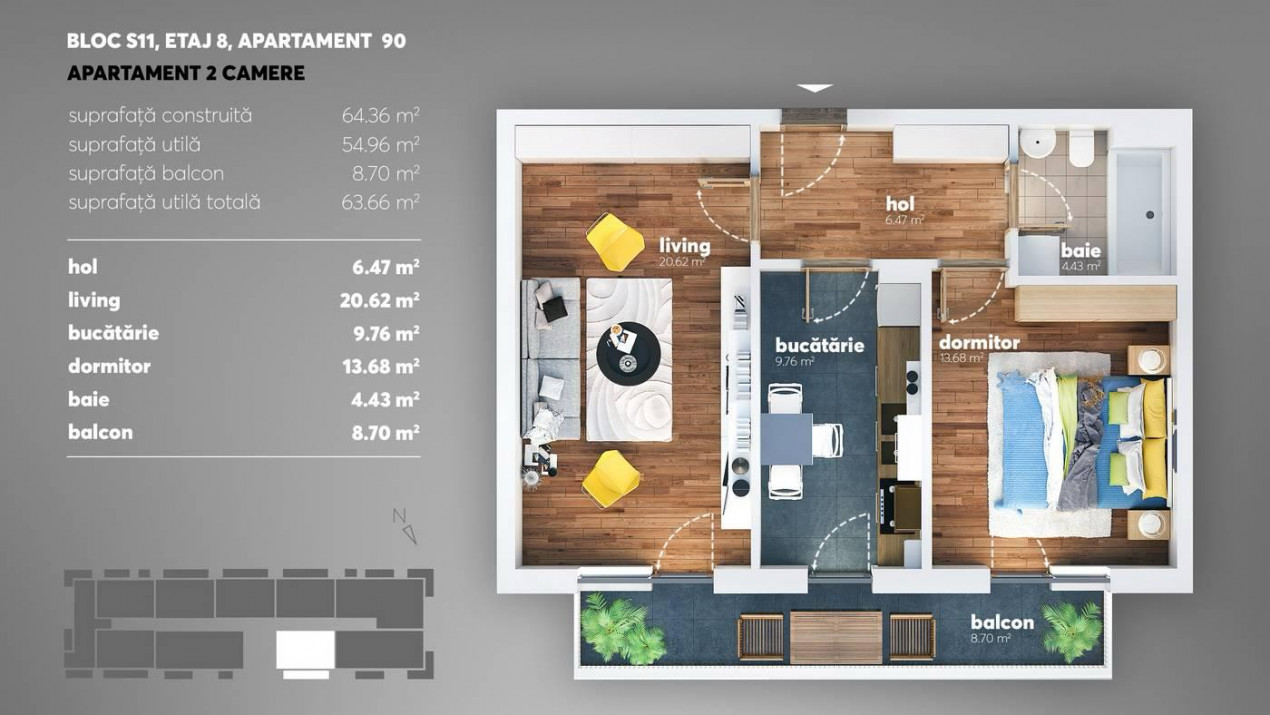Berceni, Metalurgiei - apartament 2 camere de inchiriat, COMISION 0