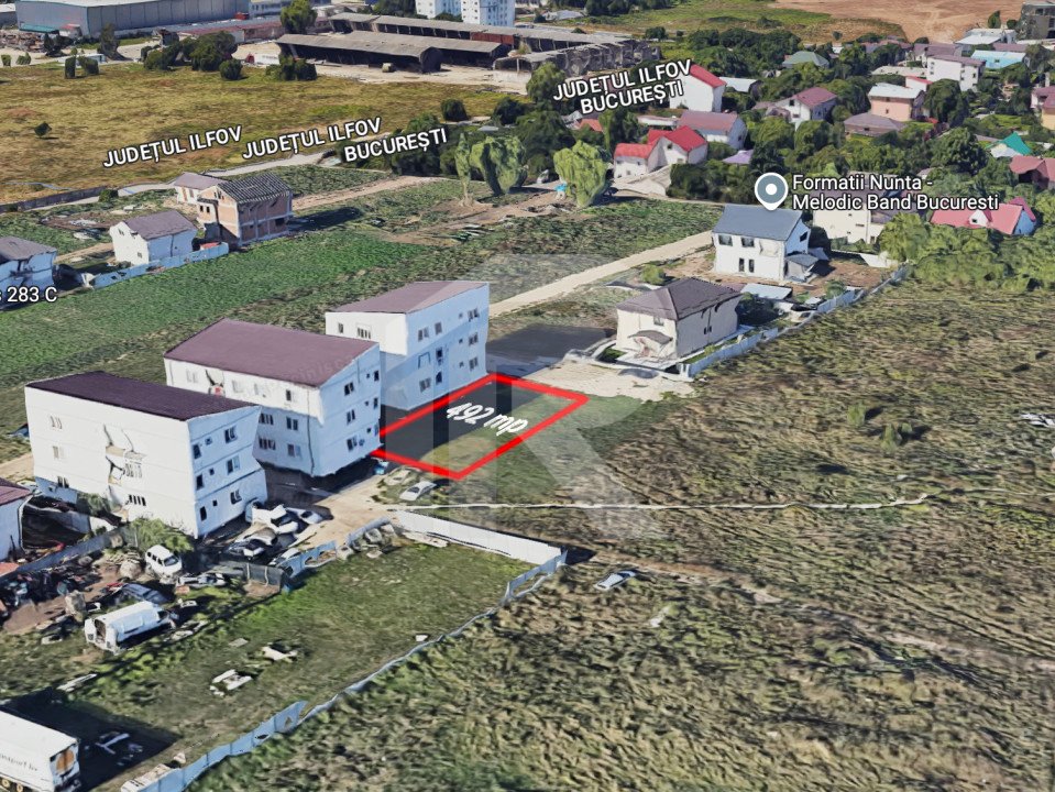 Teiuș, Rahova - teren intravilan de vânzare, 492mp, COMISION 0