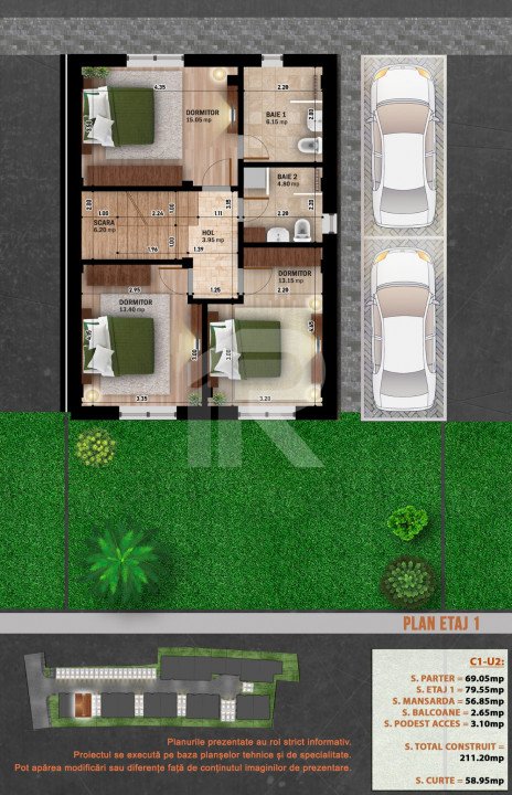 Vila noua duplex_Prima inchiriere 