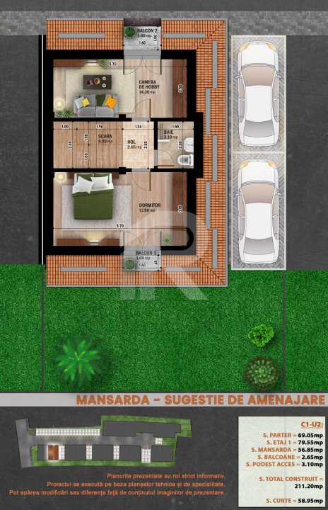 Vila noua duplex_Prima inchiriere 