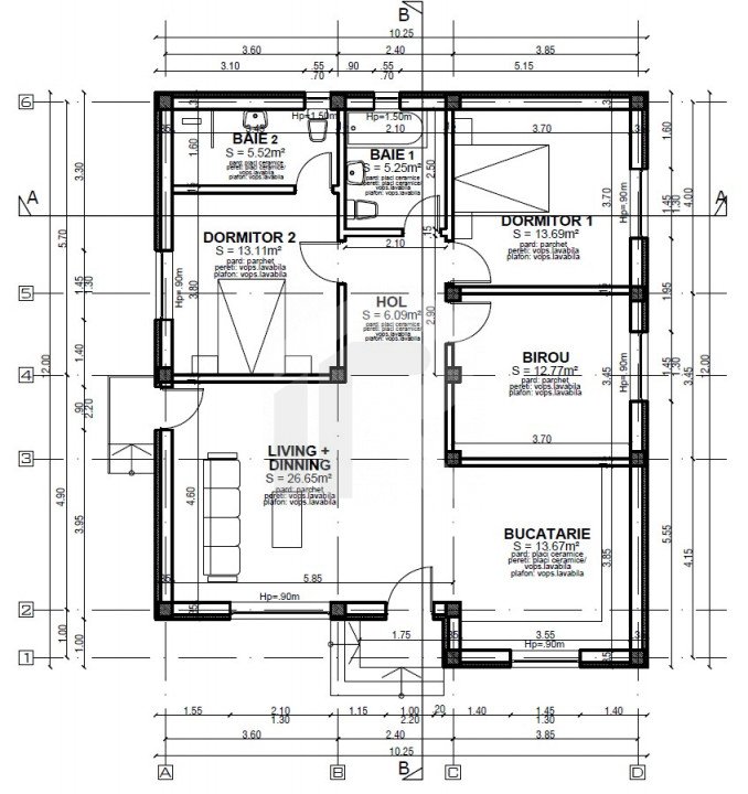 Vila individuala 4 camere | Lot 371 mp | 98mpu | Pantelimon