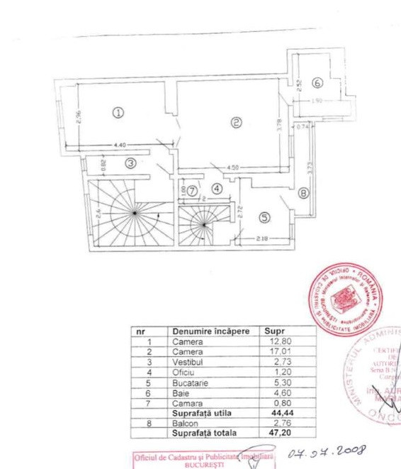 Apartament 2 camere, ultracentral renovat 2023