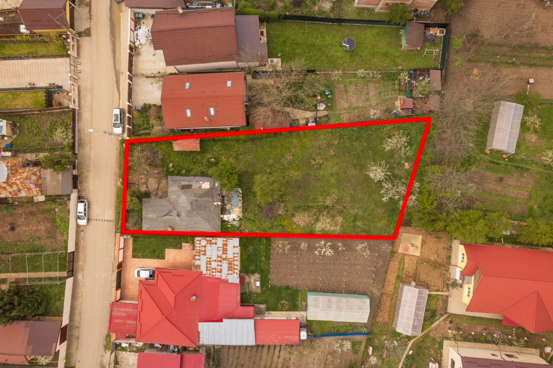TUNARI - CENTRAL, TEREN CONSTRUCTII 1000 MP, FRONT 16 M!