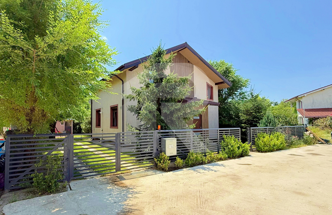 Casa individuala cu grădină superbă,P+1M, 158 mp, teren 468mp, 2017