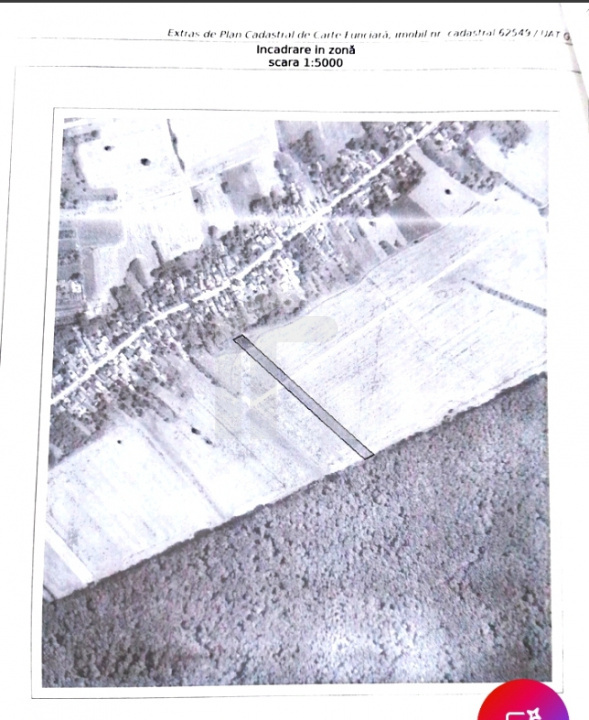 Com GRUIU_Reprezentare exclusiva_TEREN  EXTRAVILAN LANGA PADURE