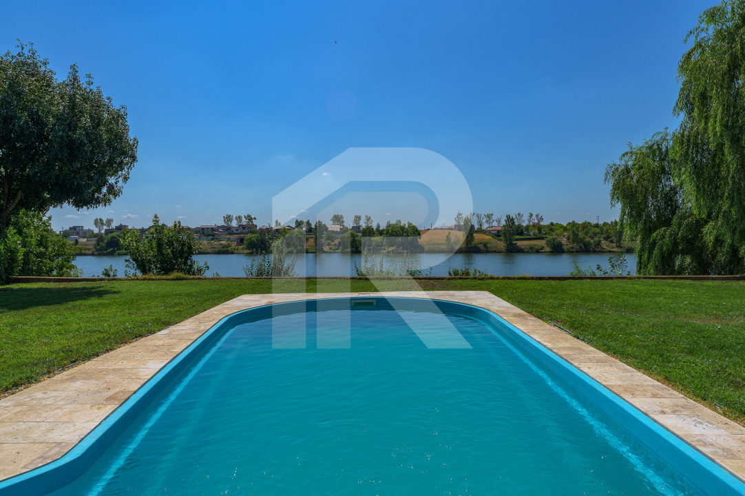 Vilă elegantă cu piscină și ieșire la Lac – Căciulați, Balotești