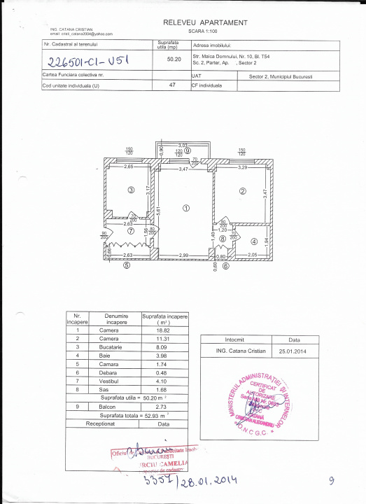 TEI - MAICA DOMNULUI - 2 CAMERE 53 MP, PARTER!