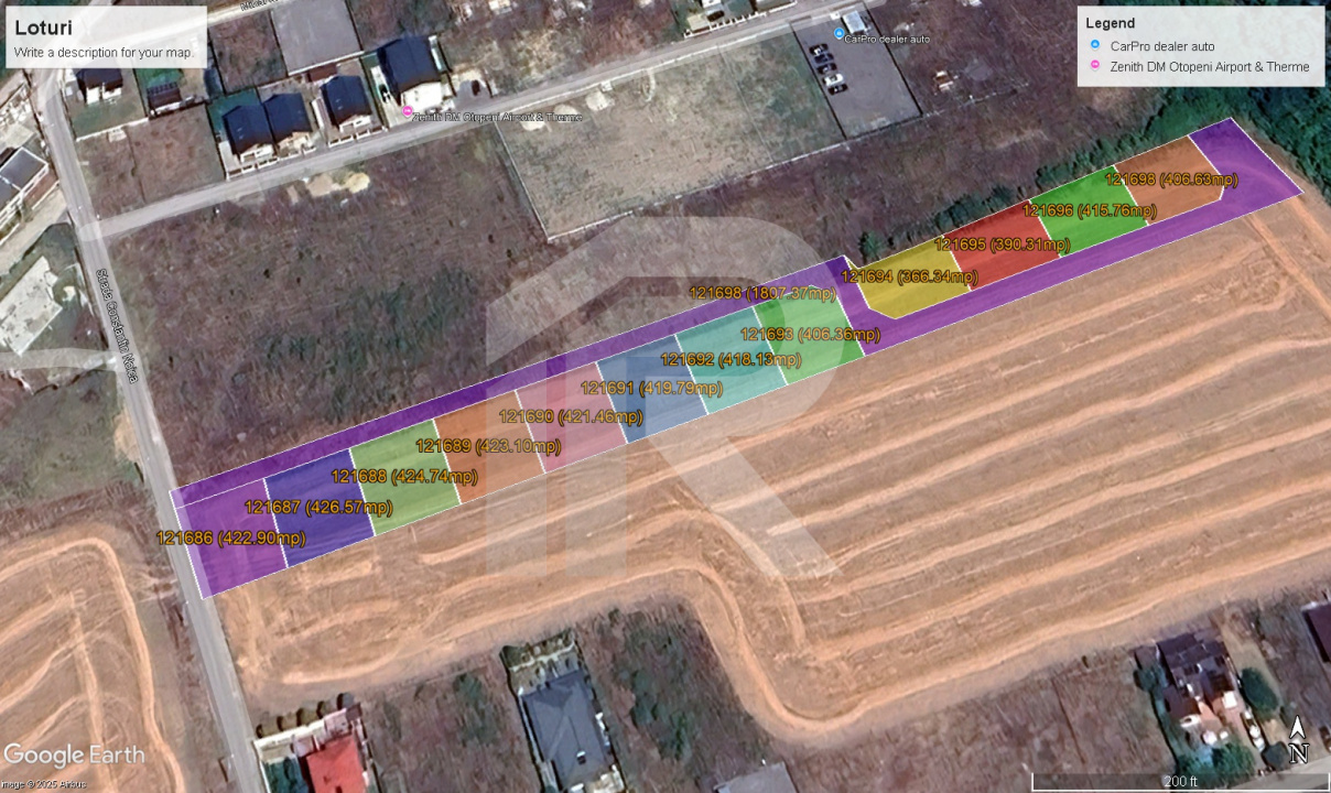 LOTURI PENTRU CASA - 420mp + 89mp drum - Otopeni, Ilfov - IN CURS DE AUTORIZARE 