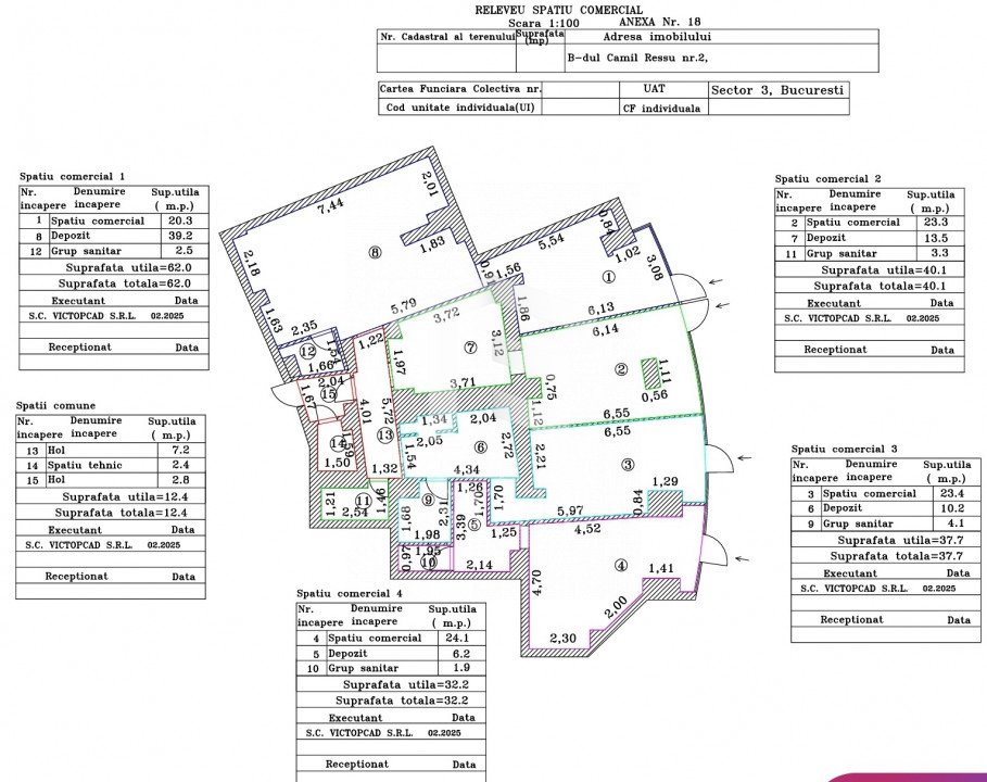 TREI Spatii comerciale Dristor Mc Donald s Metrou Stradal Camil Ressu